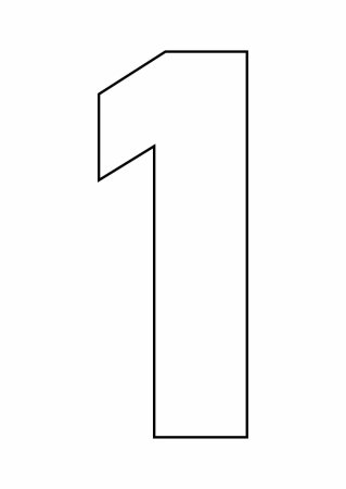 Цифра 6 трафарет для торта