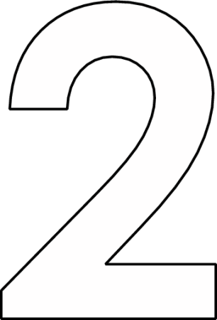 Цифра 6 трафарет для торта