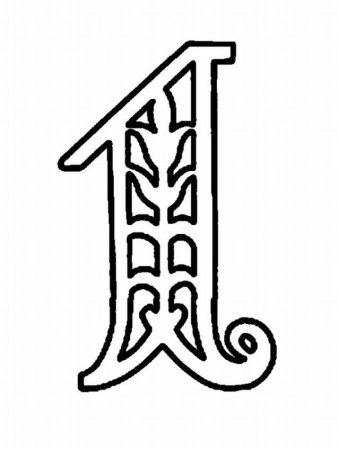 Цифры для украшения окон