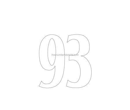 Цифра 93
