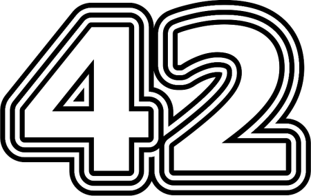 Красивая цифра 42