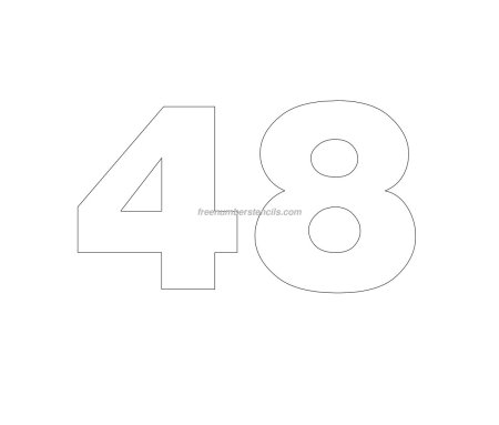 Цифра 33 трафарет