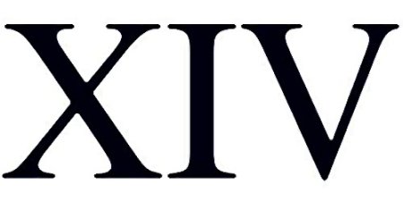 Красивые римские цифры для часов