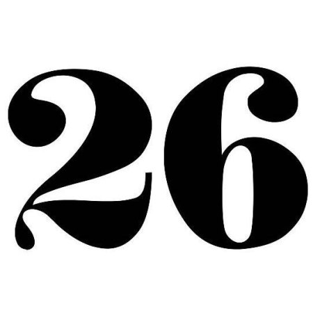 Цифра 28 красивая