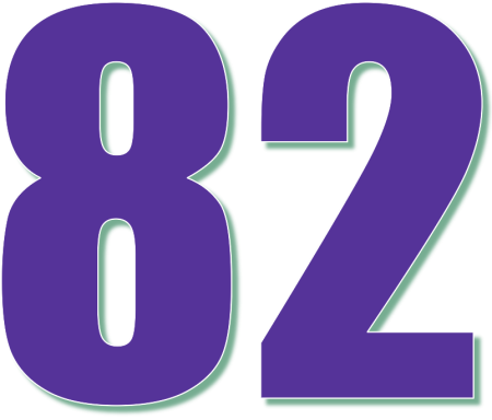 Красивая цифра 82