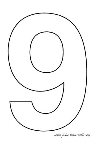Цифра 6 трафарет
