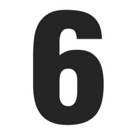 Цифра 5 трафарет