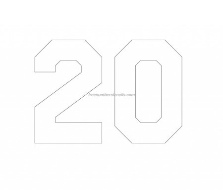 Трафарет 20
