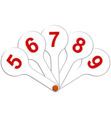 Касса-веер цифры от 0 до 9