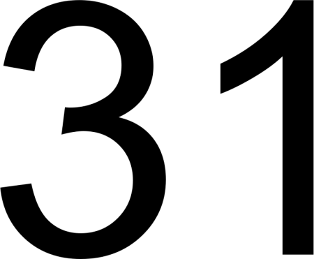 31 Цифра картинка