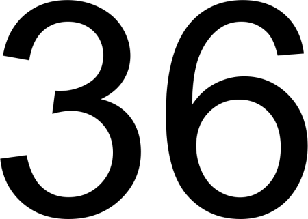 Цифра 36