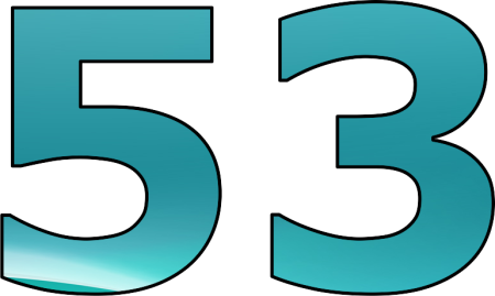 Цифра 45 трафарет
