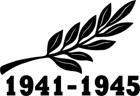 1941-1945 Трафарет