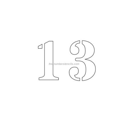 Цифра 3 трафарет для вырезания