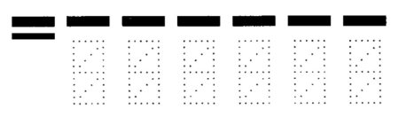 Написание цифр индекса на конверте
