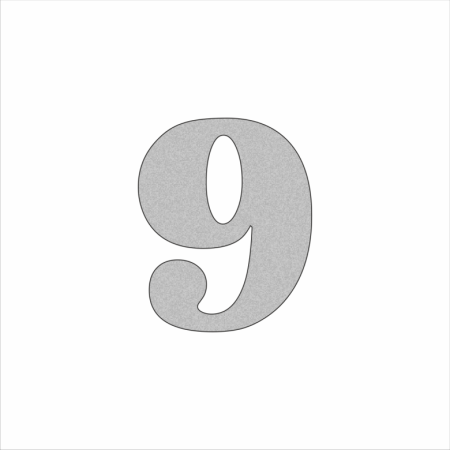 Цифра 9 раскраска