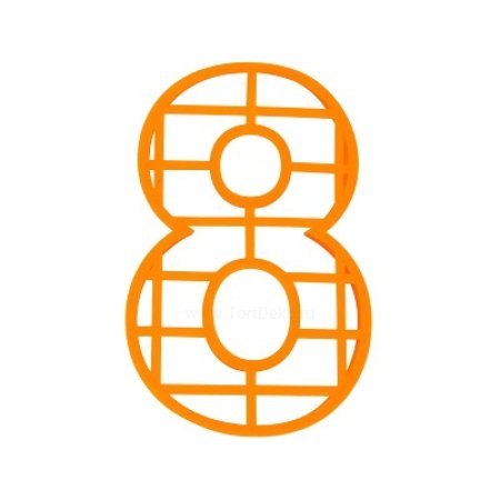 Трафарет 8 для торта