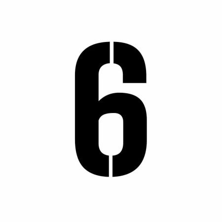 Цифра 3 трафарет для вырезания