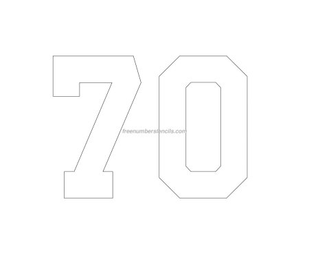 Цифра 16 трафарет