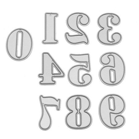 Цифры трафареты для скрапбукинга