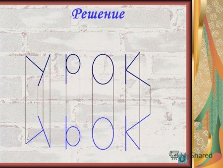 Зеркальное написание букв