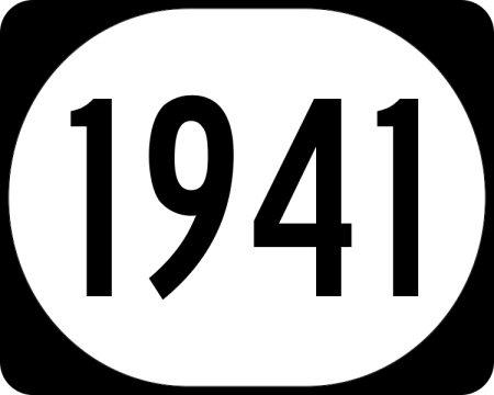 1941-1945 Черно белое цифры