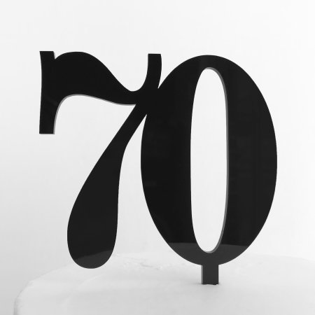 Цифра 70 трафарет