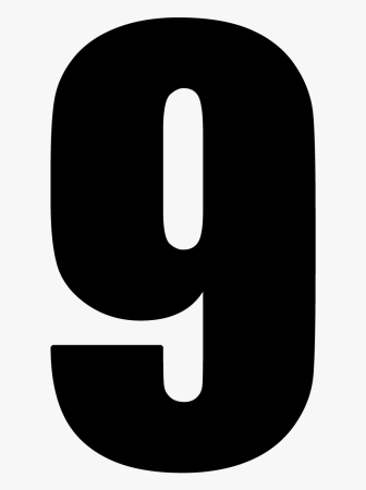 Цифра 6 на весь лист а4