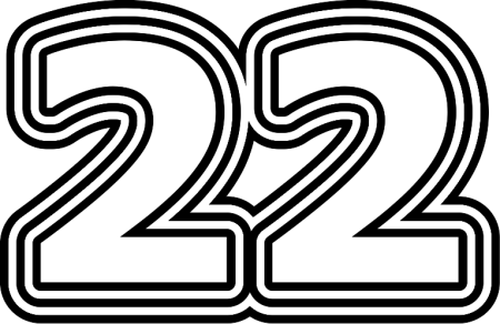 Цифра 22