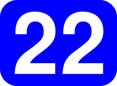 Цифра 2 трафарет