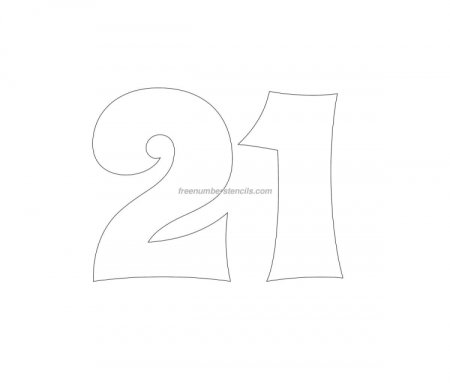 Цифра 12 трафарет для торта