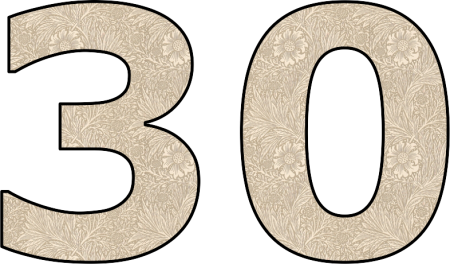 Цифра 30
