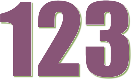 Цифры 123
