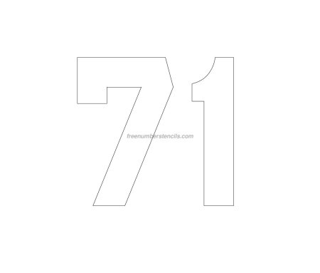 Цифра 71