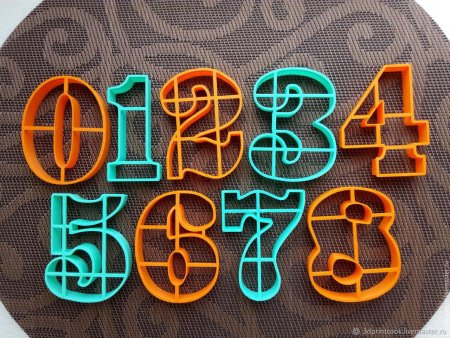 Вырубка для пряников цифры