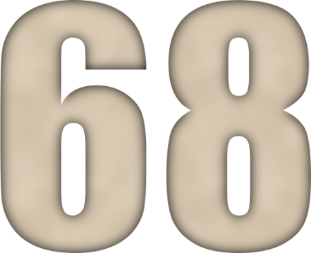 Цифра 68