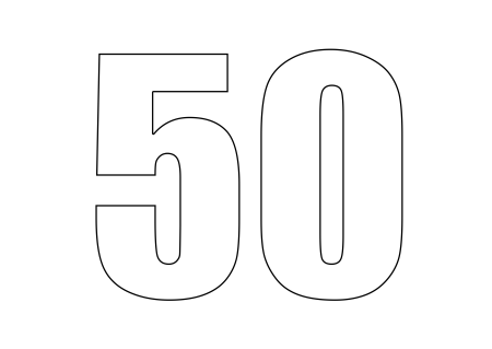 Цифра 10 трафарет на торт