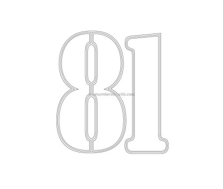 Трафарет 81