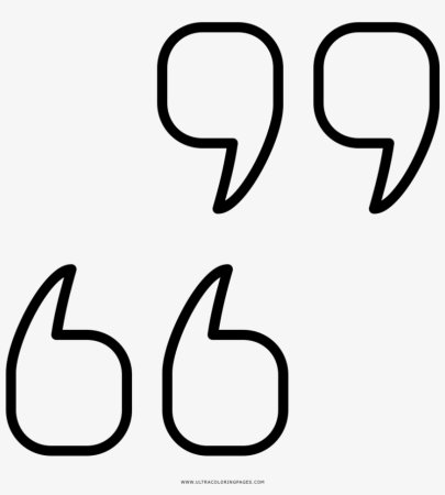 Кавычки раскраска