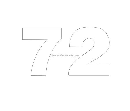 Трафарет цифры 100