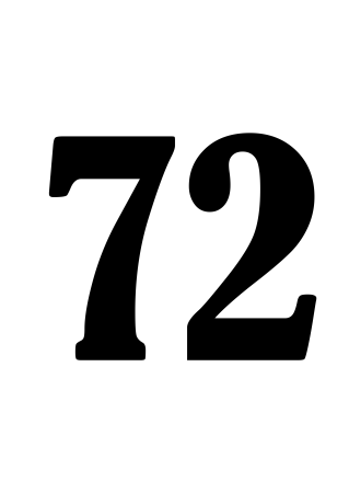Цифра 72