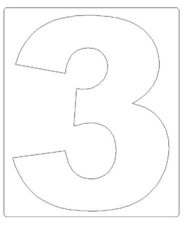 Большая цифра 7
