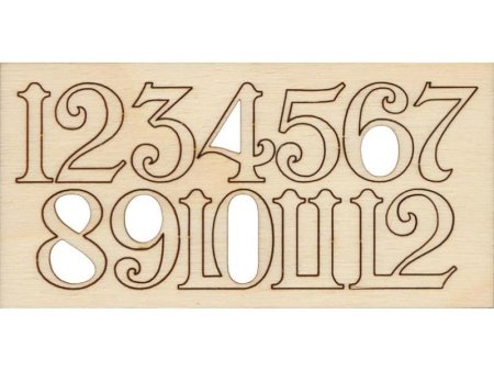Резьба по дереву цифры