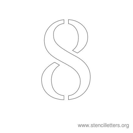 8 Трафарет для вырезания