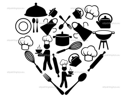 Трафареты для декора кухонной посуды