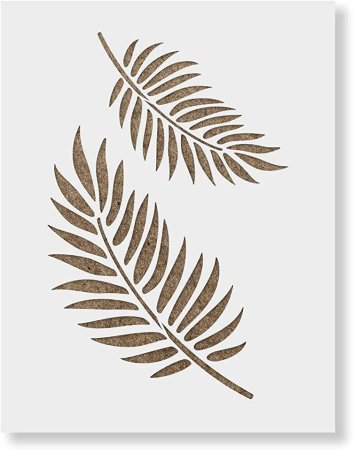 Трафареты пальмовых листьев