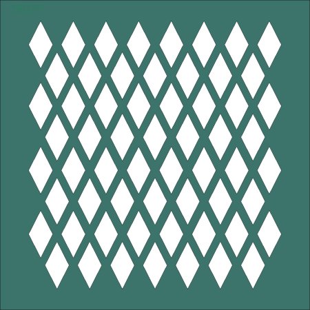 Сетка из ромбов