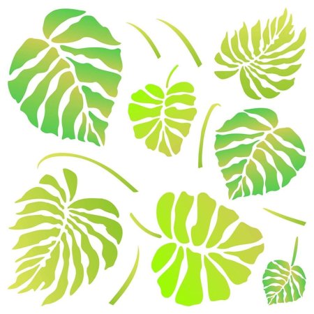 Monstera Leaf контур