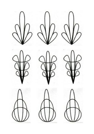 Трафареты для рисования шоколадом