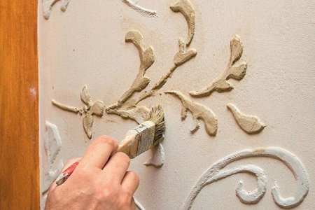 Трафареты для декоративной шпаклевки стен